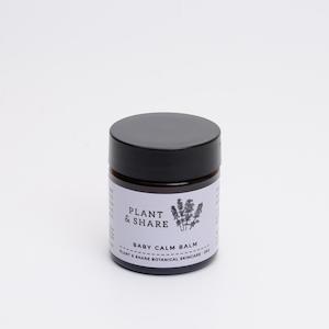 Baby calm balm by Plant and Share made in Pigeon Valley, New Zealand