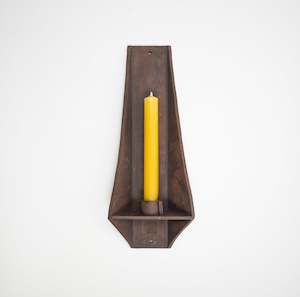 Ceramics: Ceramic candle sconce by Vincent Ceramics made in Wellington, New Zealand