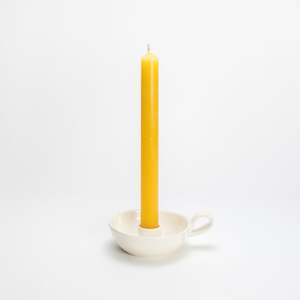 Ceramics: Candle holder by Dahlia in Clay made in Taupō, Aotearoa