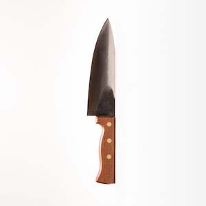 Mahogany kitchen knife by Svord made in Waiuku, Aotearoa