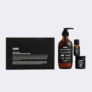 Essentials pack by Aotea made on Great Barrier Island, New Zealand