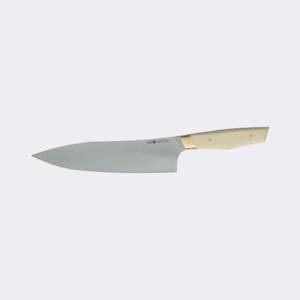 No. 3 The Daily knife with ivory micarta handle by Nůž made in Waiuku, New Zealand