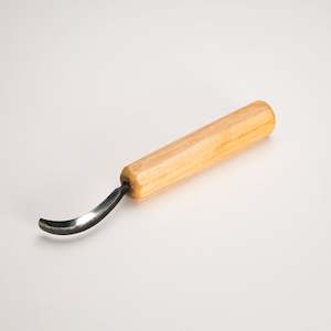 Hook spoon carving knife made in Auckland, New Zealand