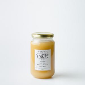 Raw clover honey made in North Canterbury, New Zealand