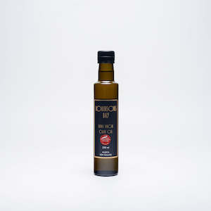 Robinsons Bay extra virgin olive oil, made in Akaroa, Aotearoa