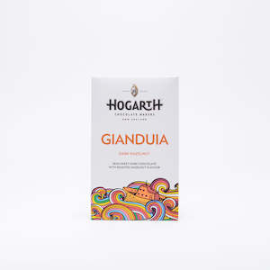 Gianduia hazelnut dark chocolate by Hogarth made in Nelson, New Zealand