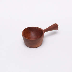 Tōtara coffee scoop made in Ōtautahi, Aotearoa