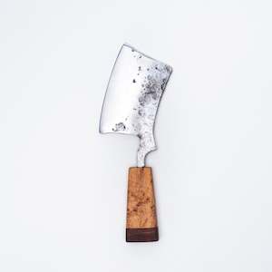 Utensils: Hand forged cheese knife made in Darfield, New Zealand