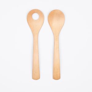 Salad servers made in Hokitika, New Zealand