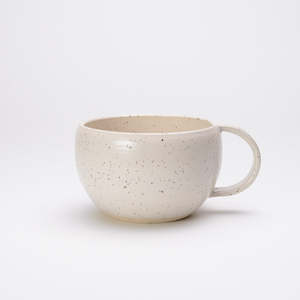 Crockery: Ceramic cup by Nicola Shuttleworth of Wellington, Aotearoa