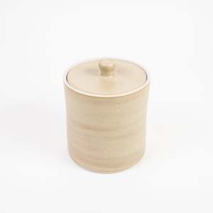 Ceramic essentials jar by Love from Maeve made in Auckland, New Zealand