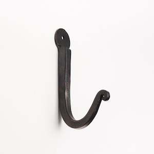 Hardware: Hand forged coat hook made in Darfield, Aotearoa