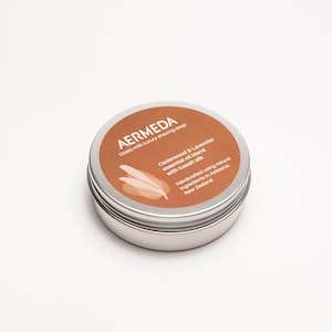 Goat milk shaving soap by Aermeda made in coastal Otago, Aotearoa, three scents