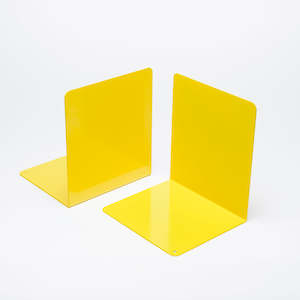 Storage: Steel bookends in five colours, made on the Kāpiti Coast, New Zealand