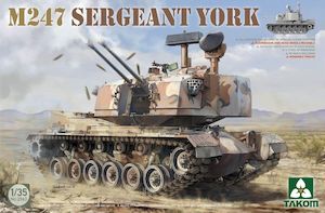 Hobby equipment and supply: Takom 1/35 M247 Sergeant York Plastic Model Kit