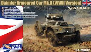 Gecko 1/35 Daimler Armored Car Mk.II (WWII Version) Plastic Model Kit