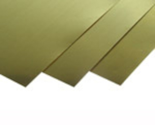 Hobby equipment and supply: K&S Brass Sheet 0.032 x 6 x 12" (1)