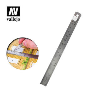 Hobby equipment and supply: Vallejo Steel Rule (150 mm)