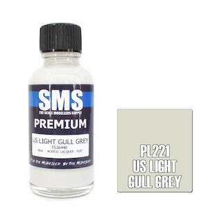 SMS Premium Acrylic Lacquer US Light Gull Grey FS36440 30ml