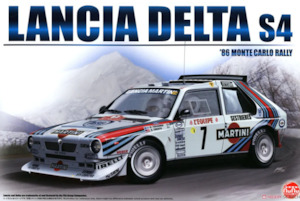 NuNu 1/24 Lancia Delta S4 Martini Monte carlo rally 1986 Plastic Model Kit