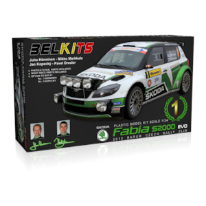 Hobby equipment and supply: Belkits 1:24 Skoda Fabia S2000 2012 Barum Czech Rally Zlin