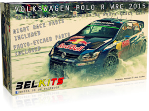 Belkits 1:24 Volkswagen Polo R WRC Monte Carlo 2015