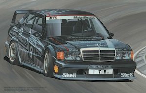 Fujimi 1/24 Mercedes-Benz 190E 2.5-16 Evolution II Boss Ver. (TC-83) Plastic Model Kit