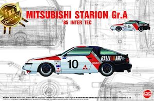 Hobby equipment and supply: NuNu 1/24 Mitsubishi Starion 1985 Japan TEC Plastic Model Kit