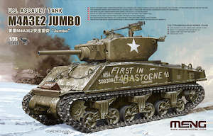 Hobby equipment and supply: Meng 1/35 U.S. Assault Tank M4A3E2 Jumbo Plastic Model Kit