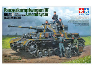 Tamiya 1/35 GERMAN TANK PANZERKAMPFWAGEN IV Ausf.G EARLY PRODUCTION & MOTORCYCLE…