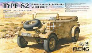 Hobby equipment and supply: Meng 1/35 German Pkw.K1 Kübelwagen Type 82 (North Africa) Plastic Model Kit