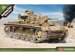 Academy 1/35 German Panzer III Ausf.J "North Africa" Plastic Model Kit