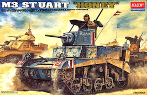 Academy 1/35 British M3 Stuart "Honey" Plastic Model Kit