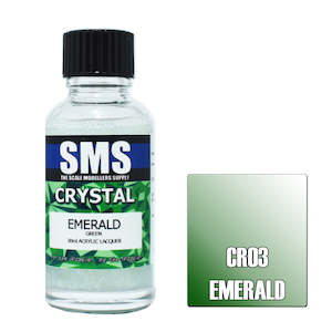 Hobby equipment and supply: SMS Crystal Acrylic Lacquer Emerald (Green) 30ml