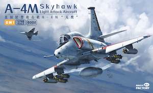 Hobby equipment and supply: Magic Factory 1/48 A-4M Skyhawk Light Attack Aircraft Plastic Model Kit