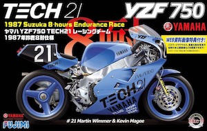 Fujimi 1/12 YAMAHA YZR750 TECH21 1987 (Bike-No9) Plastic Model Kit