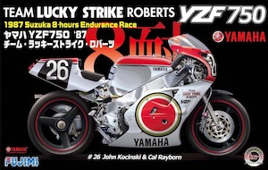 Fujimi 1/12 YAMAHA YZF750 LUCKY STRIKE ROBERTS (Bike-No6) Plastic Model Kit