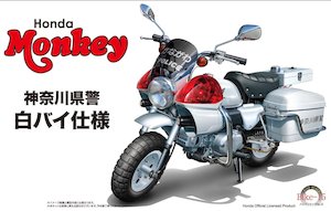 Fujimi 1/12 Honda Monkey POLICE Bike (Bike-No15) Plastic Model Kit