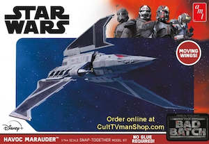 Hobby equipment and supply: AMT 1/144 Star Wars: The Bad Batch Havoc Marauder Plastic Model Kit