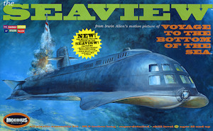 Hobby equipment and supply: Moebius 8 Window Movie Seaview (39 inch) revised Plastic Model Kit