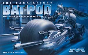 Hobby equipment and supply: Moebius 1/25 Batman Dark Knight Rises Bat-Pod Plastic Model Kit