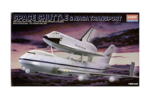 Hobby equipment and supply: Academy 1/288 Shuttle & 747 Carrier Plastic Model Kit