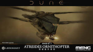 Hobby equipment and supply: Meng Dune Atreides Ornithopter