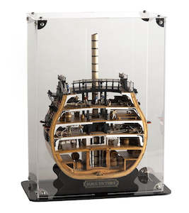 Hobby equipment and supply: Artesania Acrylic Showcase for HMS Victory Cross-Section