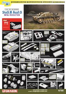 Dragon 1/35 StuG.III Ausf.G Initial Production Plastic Model Kit