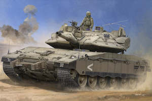 Hobby equipment and supply: HobbyBoss 1/35 IDF Merkava Mk IV w/Trophy Plastic Model Kit