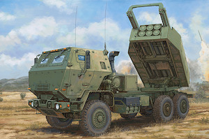 Hobby equipment and supply: Trumpeter 1/35 M142 High Mobility Artillery Rocket System (HIMARS) Plastic Model Kit