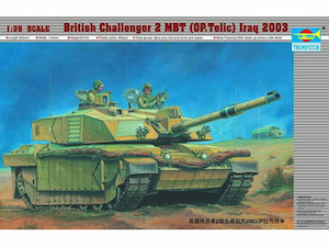 Hobby equipment and supply: Trumpeter 1/35 British Challenger II MBT Basra 2003 Telic Plastic Model Kit