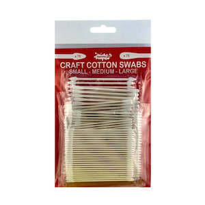 Ickysticky Craft Cotton Swabs Mixed Sizes 150 pack