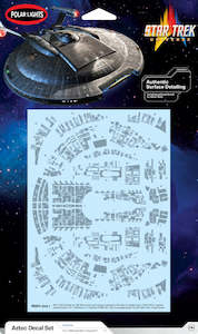 Hobby equipment and supply: Polar Lights 1/32 Star Trek NX-01 U.S.S. Enterprise Aztec Decals